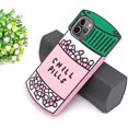 thumbnail image 5 of Lindo estuche para iPhone, Funny Chill Pills Capsule Bottle 3D Cartoon Soft Silicone Rubber Protección completa a prueba de golpes para niños, niñas, mujeres y damas Adepaton HMHZ510-3, 5 of 5