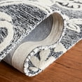 thumbnail image 5 of SAFAVIEH Jardin Isidor Floral Runner Rug, Black/Ivory, 2'3" x 8', 5 of 8