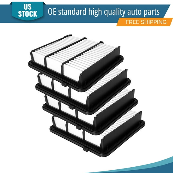 YXPCARS 4PCS Front Engine Air Filter for Honda Accord 2018 2019 2020 2021 2022 L4 2.0L, New Air Filter Replacement (CA12297)