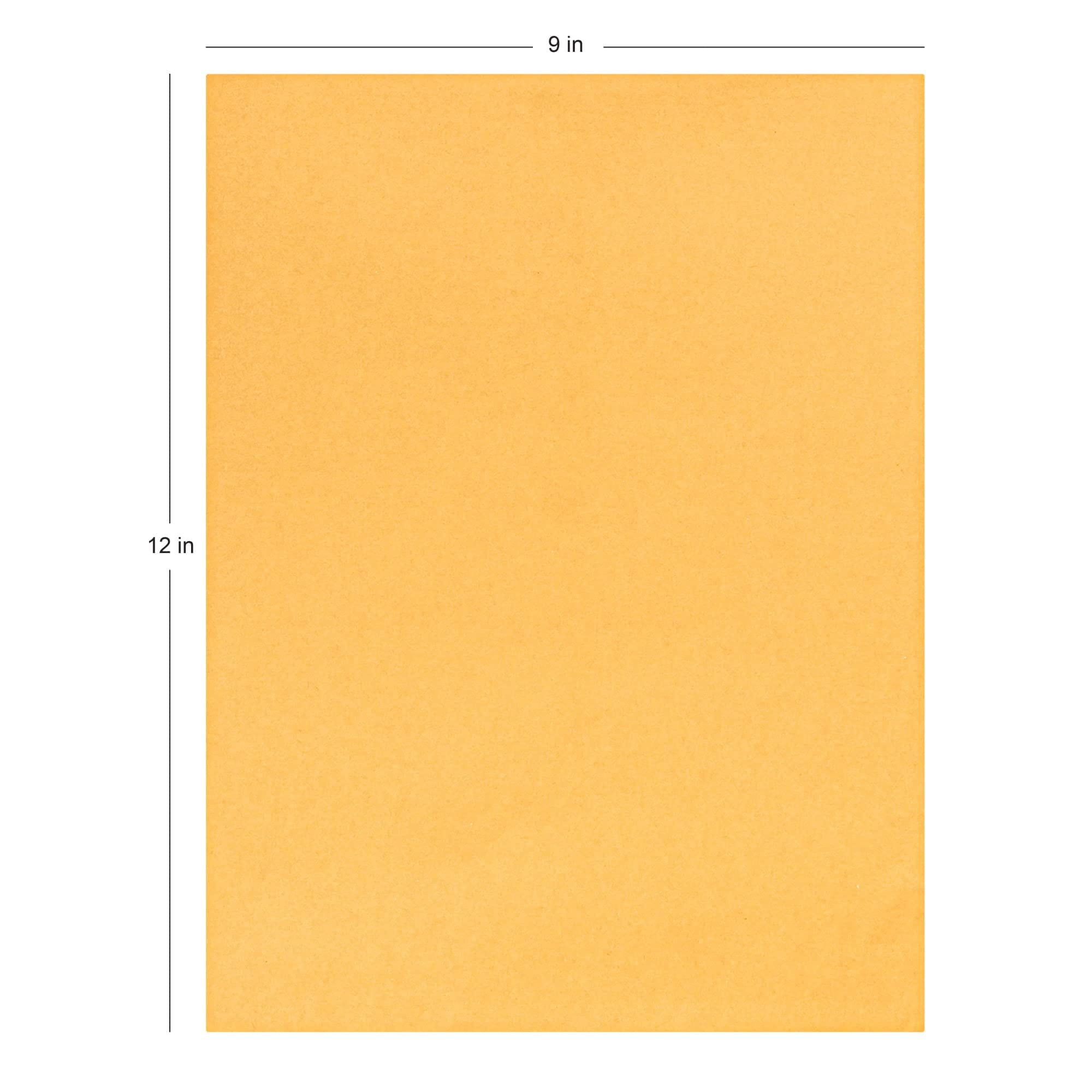Office Depot Large Format Open-End Kraft Envelopes, 9in. x 12in., Brown, Pack Of 250, 77673