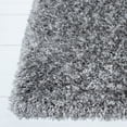 thumbnail image 6 of SAFAVIEH Charlotte Solid Plush Shag Area Rug, Grey, 8' x 10', 6 of 8