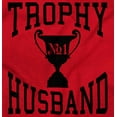 thumbnail image 2 of Trophy Husband No. 1 Hubby Award Men's Big & Tall Crewneck Sweatshirt Brisco Brands 4X, 2 of 5