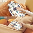 thumbnail image 6 of 2L Hot Water Bottle with Soft Velvet Cover PVC Hot Water Bag for Pain Relief Long-Lasting Warmth Artistic Stripes Pattern, 6 of 8
