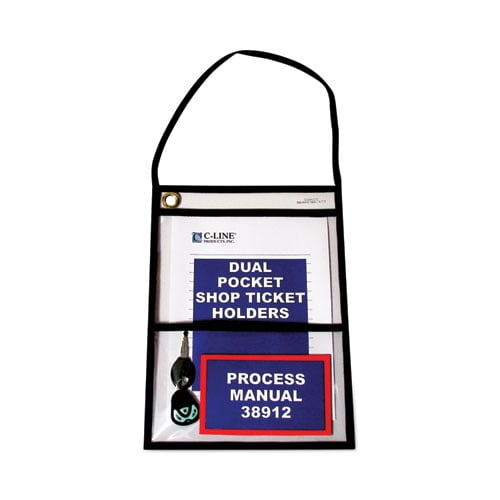 2-Pocket Shop Ticket Holder w/Setrap, Black Stitching, 150-Sheet, 9 x 12, 15/Box 2-Pocket Shop Ticket Holder w/Setrap, Black Stitching, 150-Sheet, 9 x 12, 15/Box