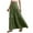 Dark Green, variant on Bovxnpu Plus Size Skirts For Women, Women’s Summer Boho Flowy Tiered A-Line Maxi Skirt, Women Solid Color Fashion Casual Elastic Waist Tie Pocket Ankle Skirt M