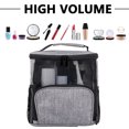 thumbnail image 4 of Bolso cosmético impermeable de secado rápido de los bolsos del artículo de tocador de la ejecución de Oxford para las mujeres y los hombres, 4 of 7