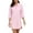 Pink, variant on ANLIQI Womens Cotton Nightgown Sexy Button Down Night Shirts Soft Summer Sleep Shirt Ladies Comfy Night Dress (Hot Pink,S)