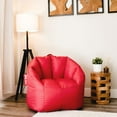 Big Joe Milano Bean Bag Chair, Smartmax 2.5ft, Red