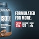 thumbnail image 3 of Aislado de proteína de suero en polvo Dymatize ISO100, brownie dulce de azúcar, 25 g de proteína, 5 libras, 5,5 g de BCAA, menos de 120 calorías, sin gluten, 1 g de grasa, 1 g de azúcar, 2 g de carboh, 3 of 5