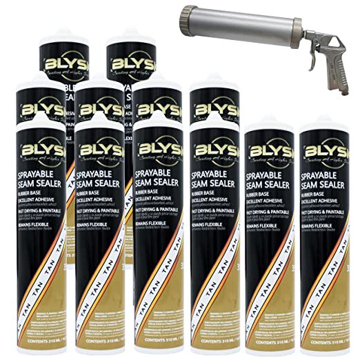 BLYSK Sprayable Seam Sealer 12 Pack Auto Seam Sealer, Fast Drying