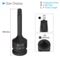 thumbnail image 2 of FABLE- Impact Torx Bit Socket T30 3/8" Square Drive For Mechanic Automotive, 2 of 5