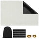 thumbnail image 1 of Uxcell 1 Set de rideaux occultants portables 79" x 54" Drapé de fenêtre thermique, Beige, 1 of 1