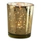 thumbnail image 3 of Portavelas de oro moteado BLESIY copa de vela de cristal Portavelas votiva Decoración del hogar, 3 of 8