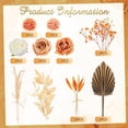 thumbnail image 2 of Decoración de tarta de estilo boho con hojas de rosas artificiales vintage para el kit de decoración de tartas, 2 of 7