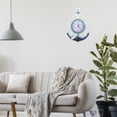 thumbnail image 2 of Tineasur Wooden Wall Clock Decorative for Living Room, 1 Set Stylish Home Decor Timepiece, 2 of 6