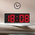 thumbnail image 7 of Digital Alarm Clock under $5! Xqxayjr Digital Alarm Clock with LED Display, Large Number Bedside Clock for Bedroom and Kitchen, Multifunctional Desk Clock with Snooze, White Frame Alarm Clock, 7 of 7