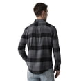 thumbnail image 4 of Chaps Men's & Big Men's Long Sleeve Stretch Button Down Flannel Shirt, 4 of 5