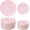 25 * 7" and 25 * 9" iridescent light pink plates, variant on 50 Pcs Iridescent Light Pink Paper Plates 25 × 7'' and 25 × 9'' Disposable Pink Shiny Holographic Foil Dinner Plates for Wedding Baby Shower Birthday Disco Party Glitter Dessert Plate
