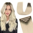 thumbnail image 1 of Extensiones de cabello DOORES con cinta adhesiva para cabello humano, 26 cm, 30 g, 1 of 9