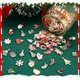 thumbnail image 3 of 350 unidades de amuletos navideños de SANNIX, esmaltados en oro, para manualidades, 3 of 7