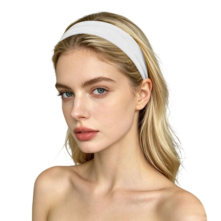 VJGBEGW Women Soft Wide Elastic Sports Yoga Headbands  display picture 1