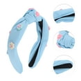 thumbnail image 3 of Unique Bargains 1 Pc Vintage Floral Headbands for Women Blue, 3 of 6