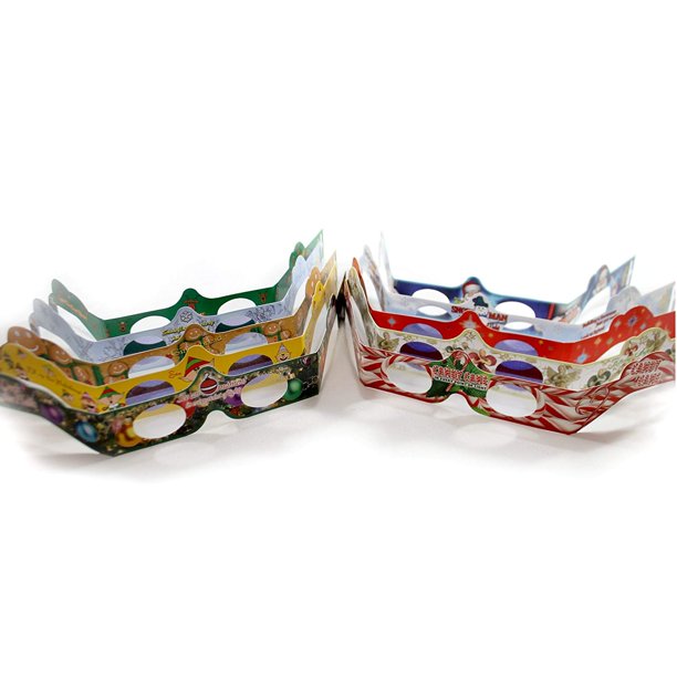 10 3D Christmas Glasses Holiday Specs Turn Holiday Lights into