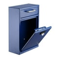 thumbnail image 2 of AdirOffice - Boîte de Collection - Acier Lourd - Bleu, 2 of 5