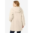 thumbnail image 2 of Woman Within Plus Size Short Hooded Berber Fleece Jacket, 2 of 6