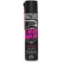 Muc Off All-Weather Motorcycle Chain Lube, 400 Milliliters - Premium Motorbike Chain Lubricant Spray - Formulated for All Weather Conditions
