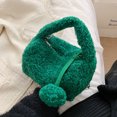 thumbnail image 4 of Bolso de mujer de felpa versátil 2023 Nueva versión coreana Moda Bola de Pelo Nicho Lindo Bolso de Mensajero de Cadena Portátil, 4 of 4