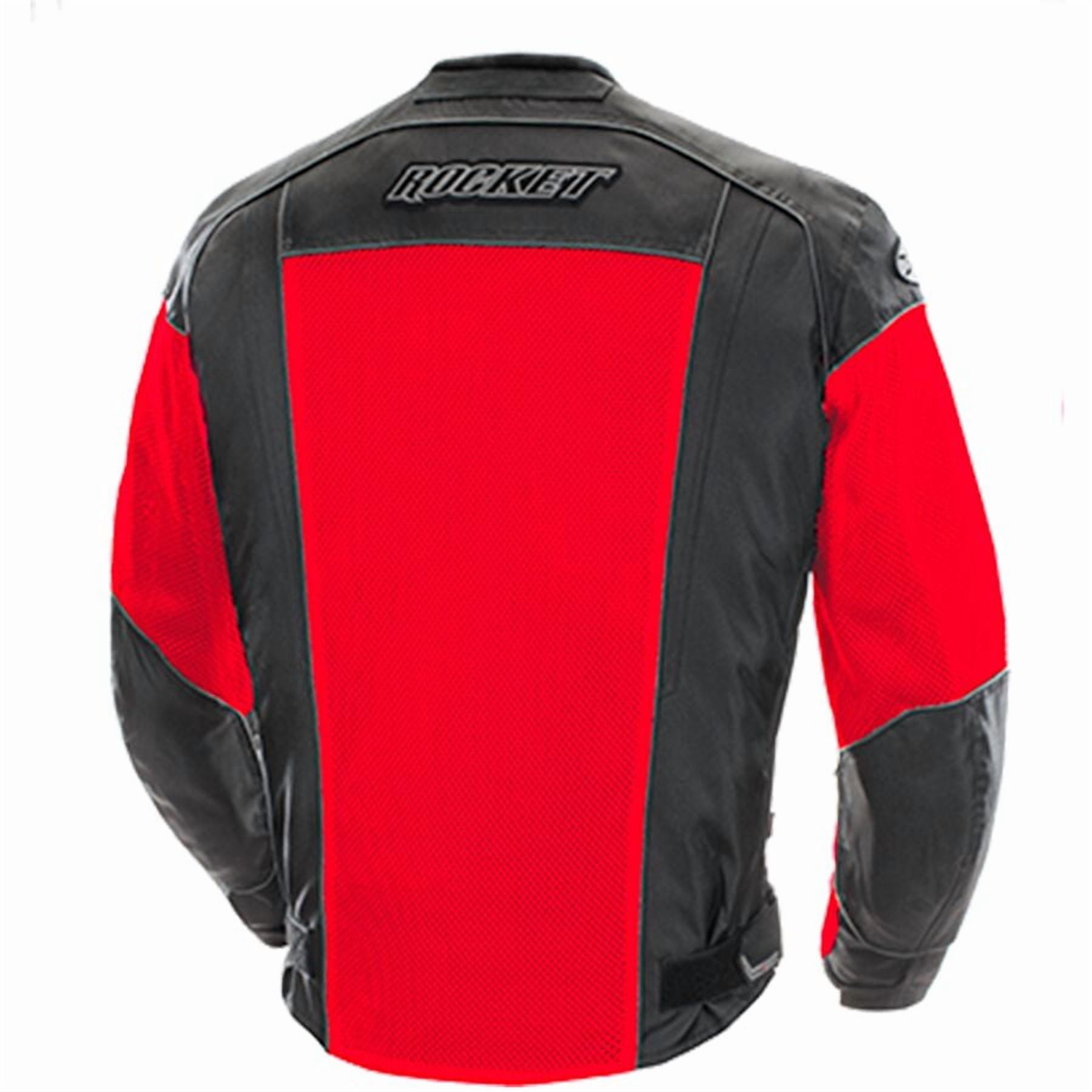 Joe Rocket Phoenix 6.0 Men's Motorcycle Riding Jacket, Mesh, Red
