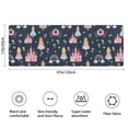 thumbnail image 3 of Dark Blue Princess Castle Night Pattern Bathroom Rugs Mat,Non Slip Microfiber Bathroom Rug,Rubber Backing,Soft Bathroom Mats for Bathroom Floor,Tub and Shower,47x17in(120x43cm), 3 of 5