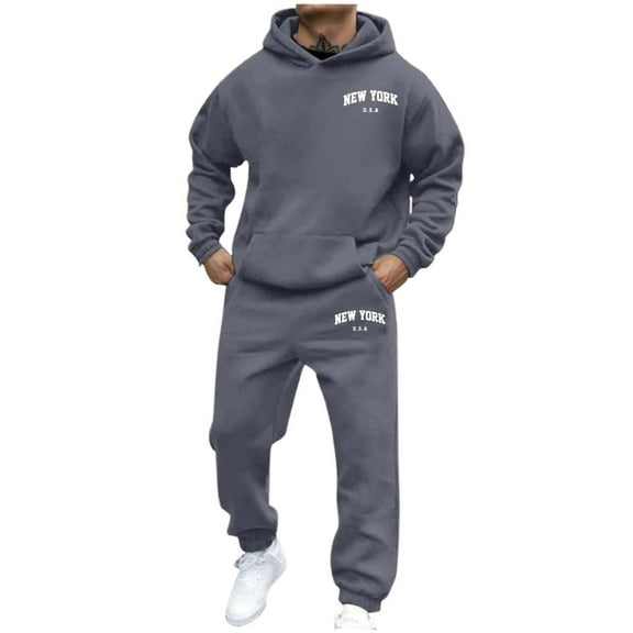 Men's Hoodies & Sweatshirts Unisex Streetwear Hoodie Set with Print for Everyday Comfort and Style