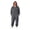 #07 Dark Gray, variant on Zenithor Men's Hooded Fleece Onesie Long Sleeve Front Zip One Piece Pajamas Soft Warm Plush Jumpsuit Loungewear Sleepwear Cuffed Pockets L
