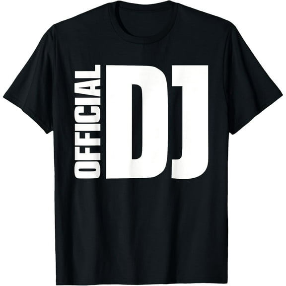 men and women can wear,Official DJ T-Shirt