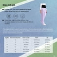 thumbnail image 7 of Haitryli Girls Waterproof Windproof Snow Pants Winter Snowboarding Pants Elastic Waist Hiking Trousers Pink 8, 7 of 7