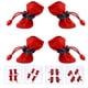 thumbnail image 2 of 4 piezas zapatos antideslizantes para mascotas cubiertas para pies de perro de Navidad zapatos de suela suave con protector de pata, 2 of 5