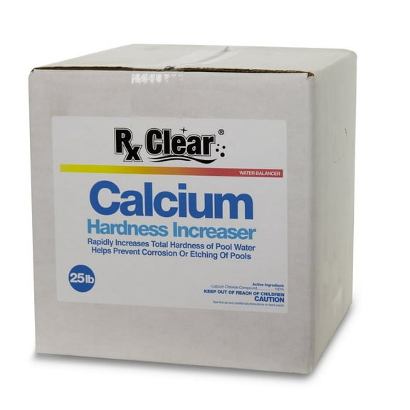 Rx Clear Calcium Hardness Increaser for Swimming Pools, 25 lbs