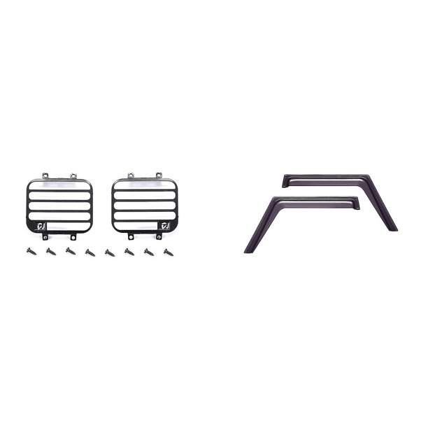 Compatible con Mn D90 D99s Mn99s Protectores de lámpara de luz delantera Cubierta de faro Ventana Visera solar Protector contra la lluvia y el viento D