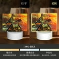 thumbnail image 4 of Gravity Falls Nightlight 3-Color Touch Control Acrylic Night Light Adjustable Usb Bedside Lamp Decorative, 4 of 9
