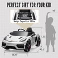 thumbnail image 6 of iYofe 12V Licensed Porsche Powered Ride On Car w/ Remote & Music, Ages 3+, White, 6 of 9