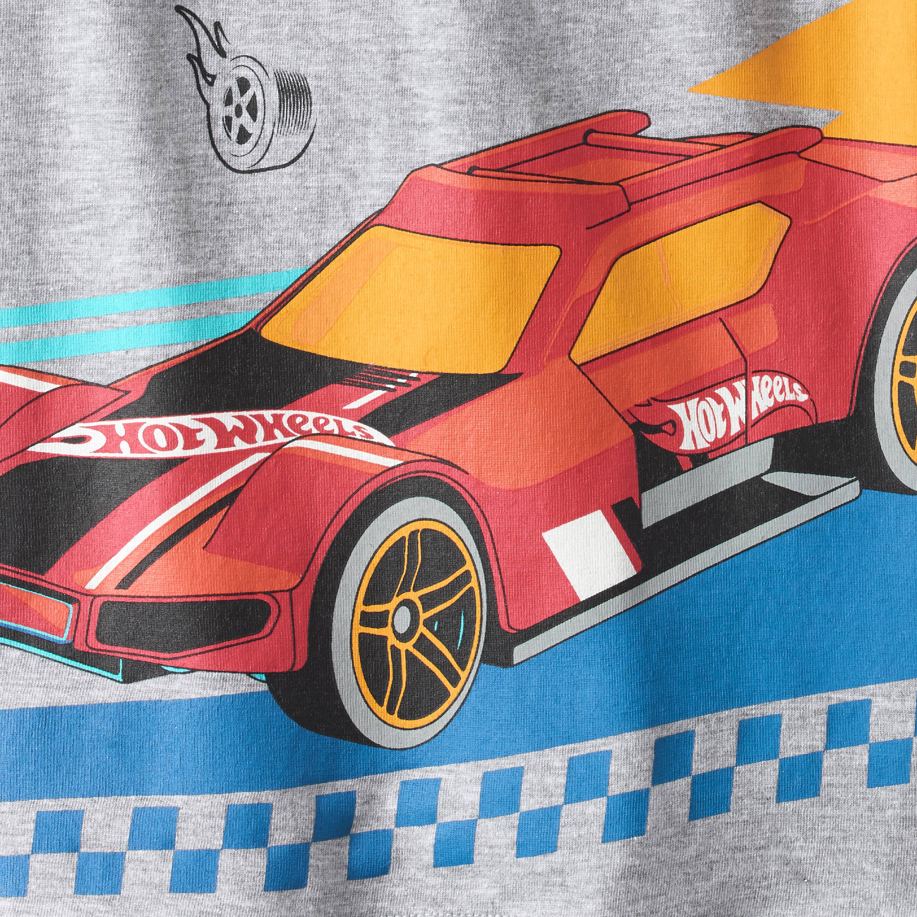 Hot Wheels How I Roll Hoodie T-Shirt & 'Eat, Sleep, Race' T-Shirt, 2-Pack Set (Little Boys) - image 3 of 3