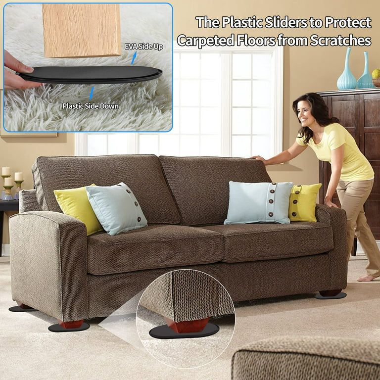 Large Furniture Movers Sliders for Carpet