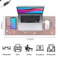 thumbnail image 5 of Inspirational Quote Pink Mouse Pad - Enhance Your Desk Space with Cute Pink Accessories - Large 31.5x11.8 Inch Desk Mat and Laptop Protector, 5 of 7