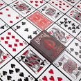 thumbnail image 4 of Bicycle Metalluxe Playing Cards - Premium Metal Foil Finish - Poker Size 2 Playing Card Deck Red & Blue,Red & Blue Set, 4 of 9
