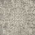 thumbnail image 3 of SAFAVIEH Evoke Trena Traditional Distressed Area Rug, Silver/Ivory, 3' x 3' Round, 3 of 8