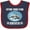 Navy and Red, variant on Inktastic Future Snow Plow Truck Driver Boys or Girls Baby Bib