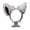 Black White, variant on SmartBy Plush Cat Ears Headband Cosplay Party Halloween Handmade Hair Hoop Party Atmosphere Photography Prop