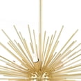 thumbnail image 2 of 6 Light Chandelier with Gold Leaf Finish, 2 of 7